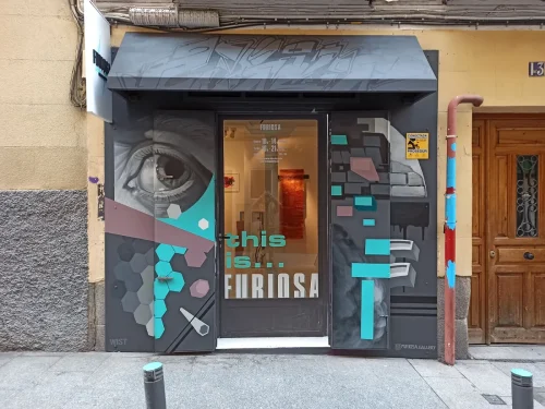 graffiti en persianas galeria de arte